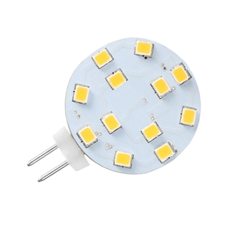 Zdjęcie Żarówka LED 12 SMD 2835 12V G4 2W talerzyk