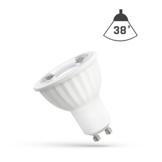 Zdjęcie Żarówka LED GU10 230V 6W wąski kąt 38° zimna