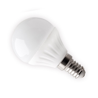 Zdjęcie Żarówka LED GLOB E14 SMD mleczna kulka 3W