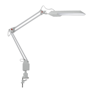Zdjęcie Lampka biurkowa kreślarska przykręcana LED biała