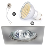 ZESTAW LED 80 SMD CT20 na 230V GU10 chrom