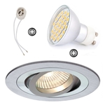 ZESTAW LED 40 SMD CT62 na 230V GU10 inox