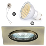 ZESTAW LED 80 SMD CT22 na 230V GU10 patyna