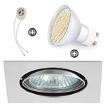 ZESTAW LED 40 SMD CT22 na 230V GU10 chrom