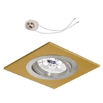 Oprawka sufitowa do LED GU10 230V CT65 złota