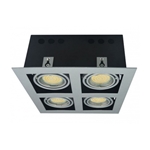 Oprawa poczwórna RUCHOMA do LED 230V GU10 OH44