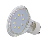 Żarówka GU10 8 LED SMD 2835 230V 1W zimna