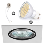 ZESTAW LED 80 SMD CT22 na 230V GU10 chrom