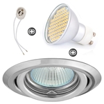 ZESTAW LED 80 SMD CT15 na 230V GU10 chrom