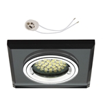 Oprawka szklana do LED GU10 230V CT73C